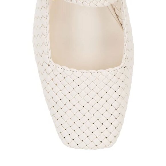 VINCE CAMUTO Women's Vinley Basketweave Mary Jane Flats 10 - Picture 2 of 3